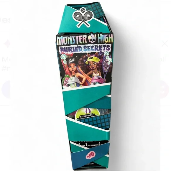 Monster High Ghoulia Yelps G3 Buried Secrets Courtside Fang-Out - Picture 3 of 6